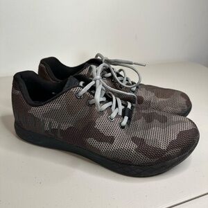 NOBULL Mens SuperFabric Trainer Black/Grey Camo Size 10.5
